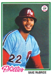 1978 Topps Baseball Cards      340     Bake McBride
